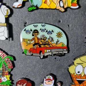 Driving Through Vegas Pin. (Limited Edition Heady Rare Music Festival Dab Gear)